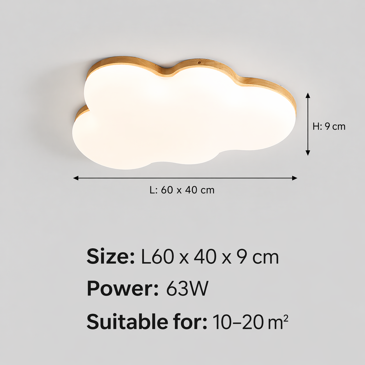 Cute Cloud Ceiling Lamp