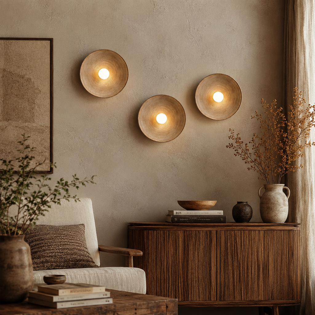 Retro Japanese Wall Sconce