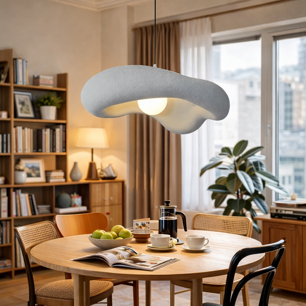 Creamy Wabi Sabi Pendant Light