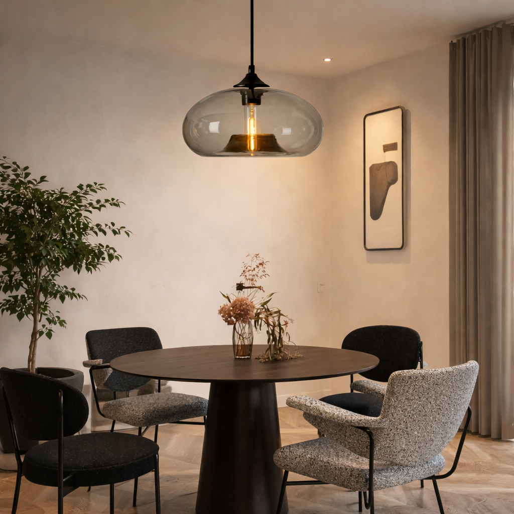 Color Glass Pendant Light