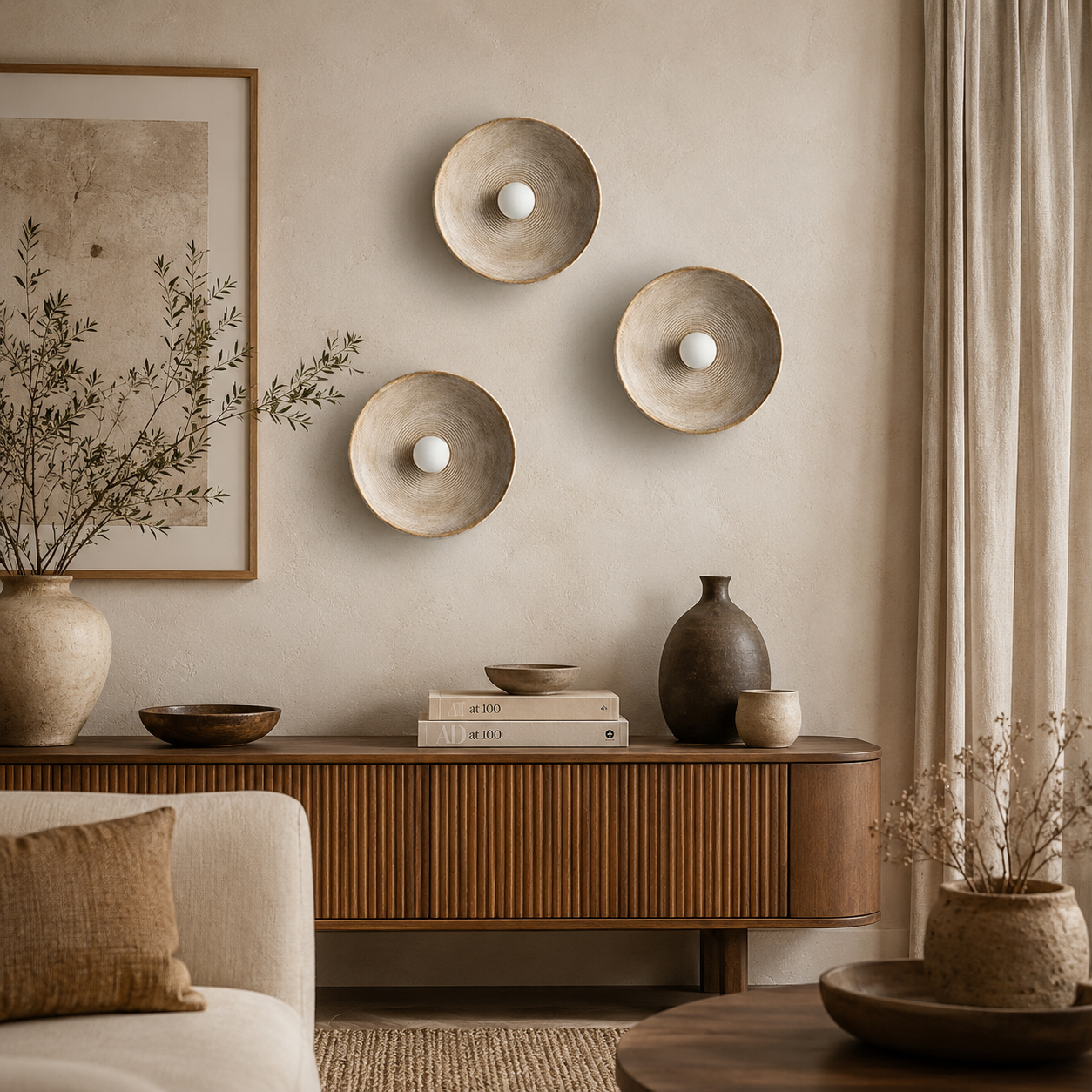Retro Japanese Wall Sconce