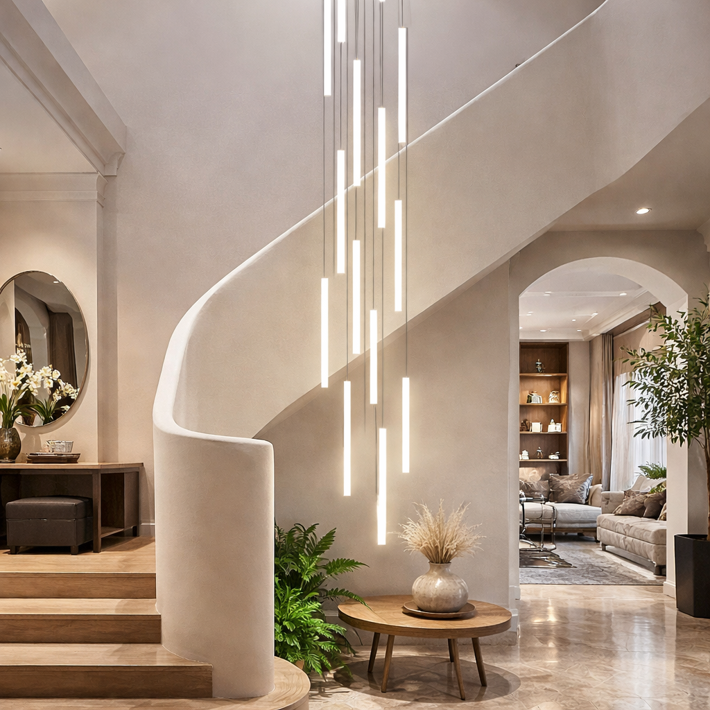 Modern Linear Decorative Chandelier