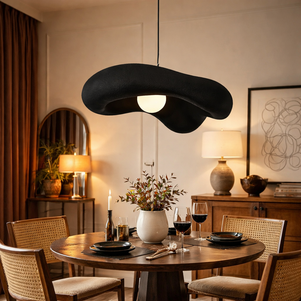 Creamy Wabi Sabi Pendant Light