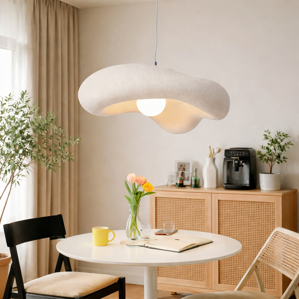 Creamy Wabi Sabi Pendant Light