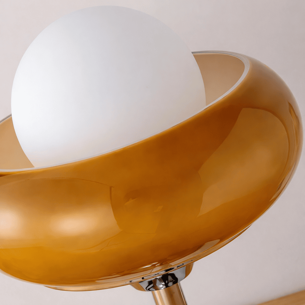 Egg Tart Glass Table Lamp