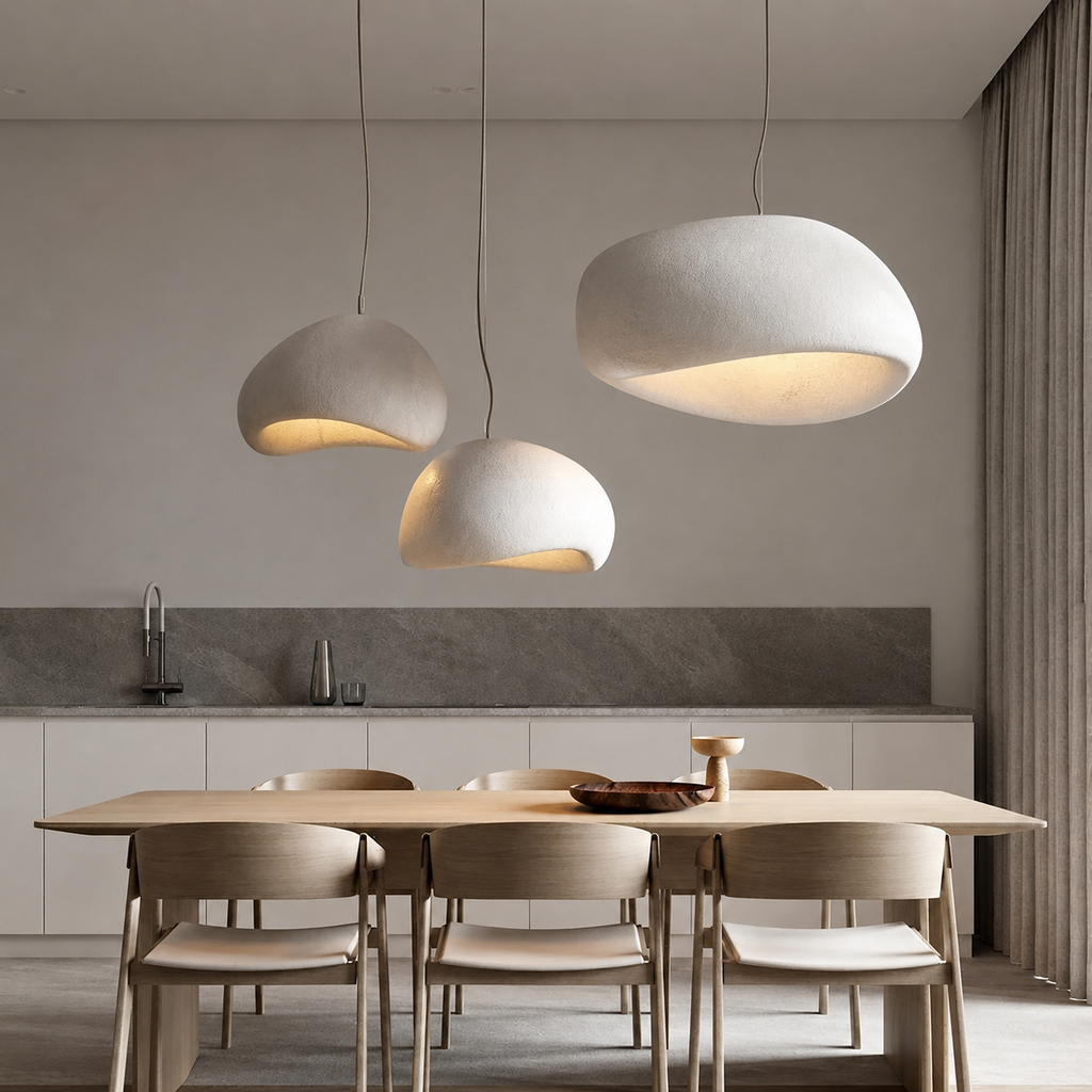Modern Wabi Sabi Pendant Light
