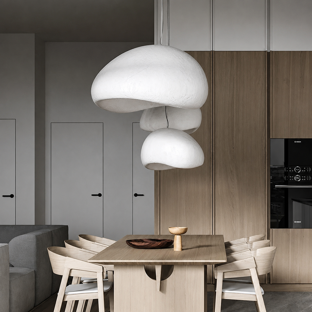 Modern Wabi Sabi Pendant Light