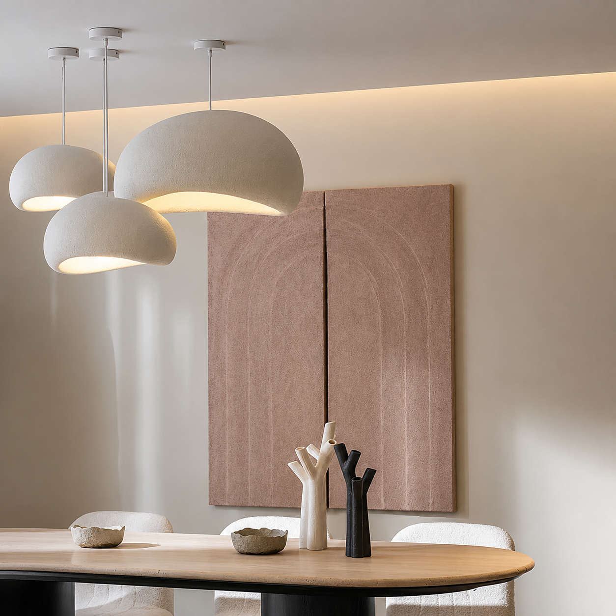Modern Wabi Sabi Pendant Light