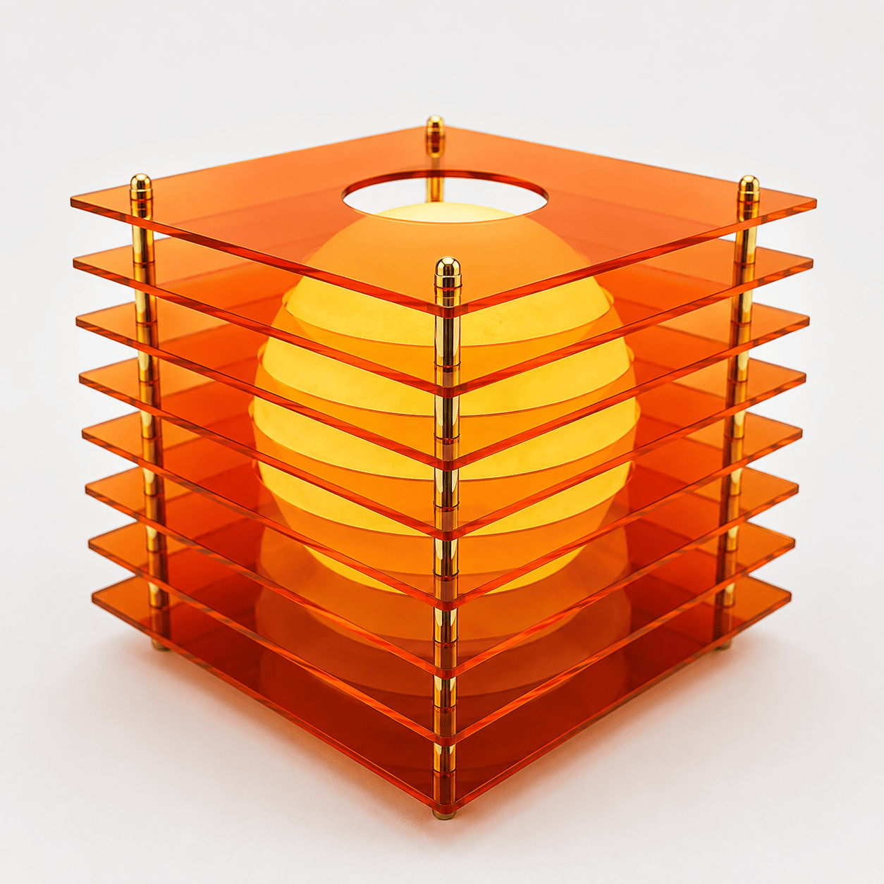 Modern Multi-Layer Lamp