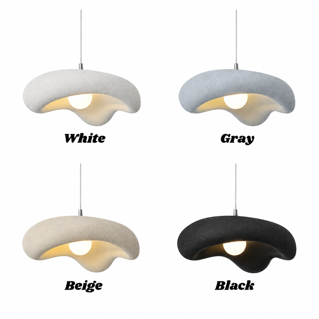 Creamy Wabi Sabi Pendant Light