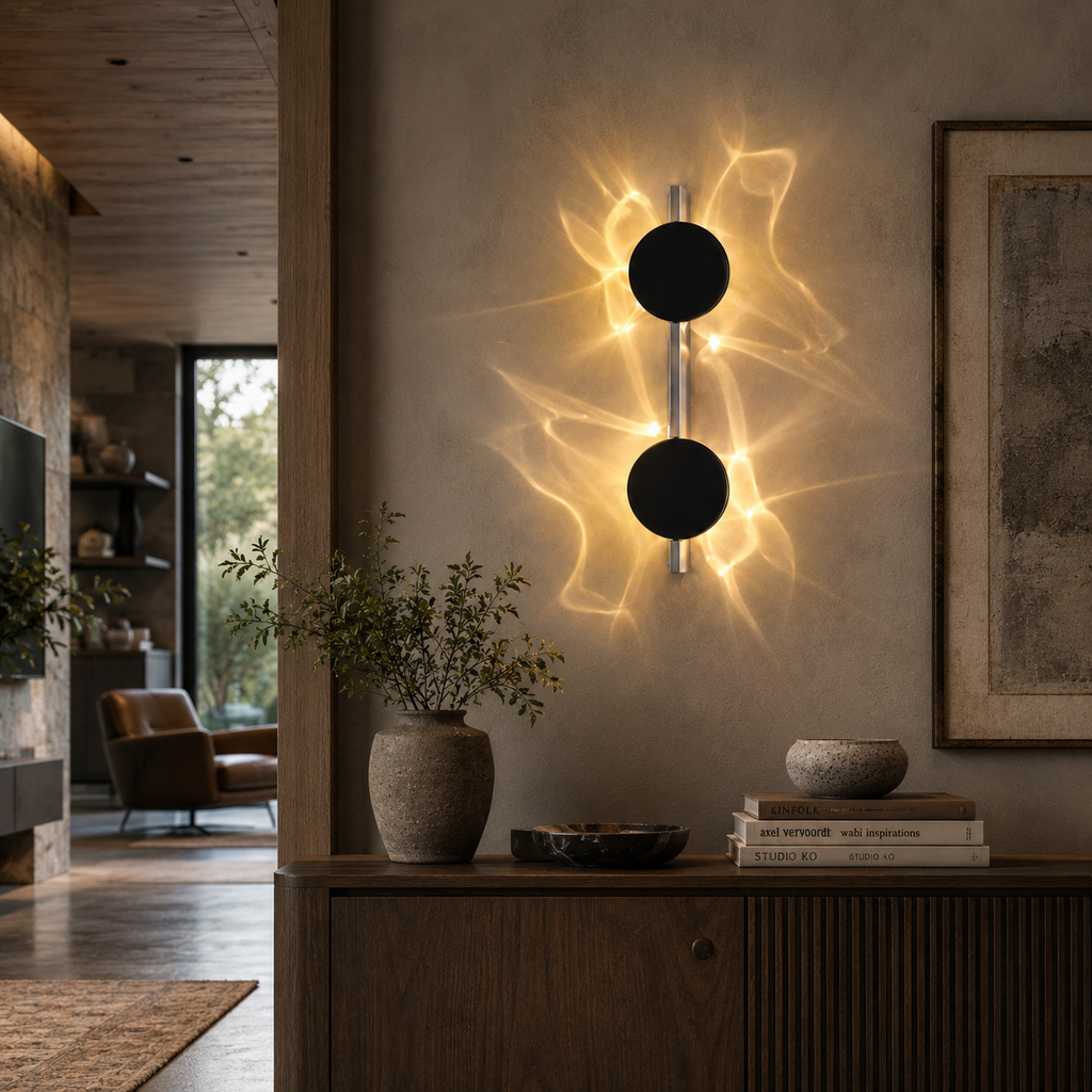Artistic Corrugated Wall Sconce