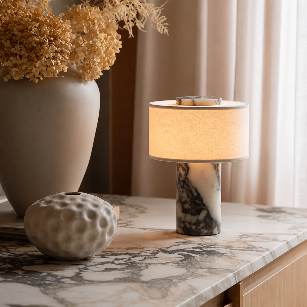 Cordless Marble Table Lamp