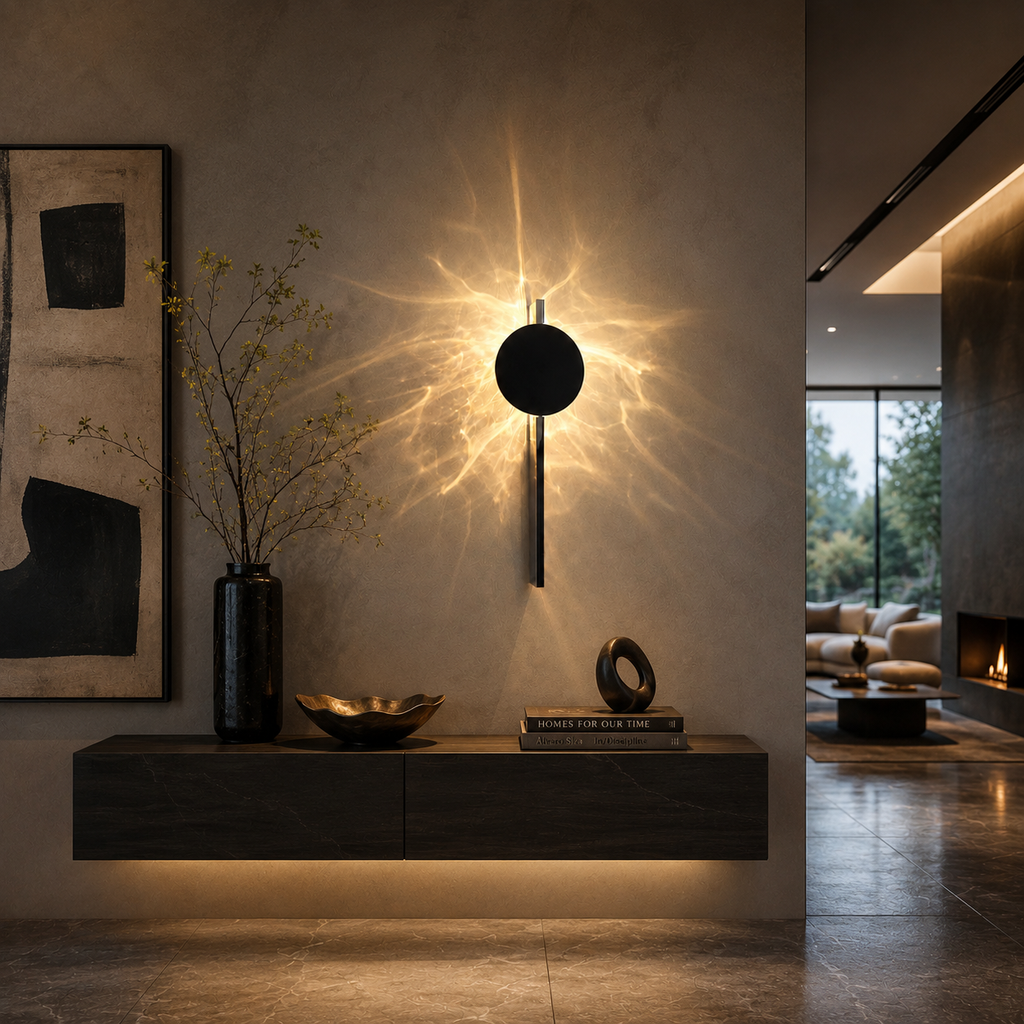 Artistic Corrugated Wall Sconce