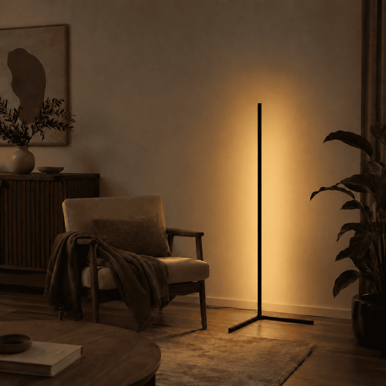 Smart RGB Corner Floor Lamp