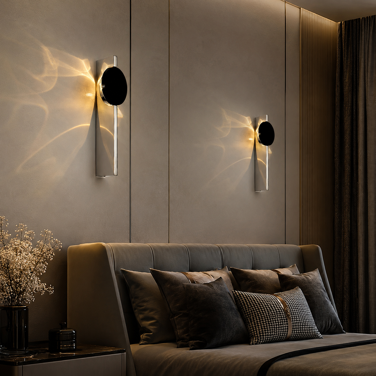 Artistic Corrugated Wall Sconce