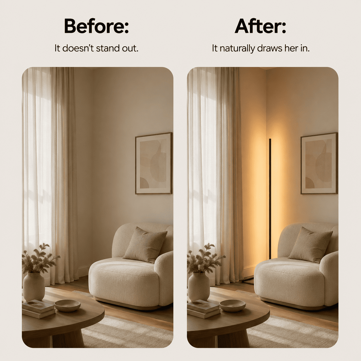 Smart RGB Corner Floor Lamp