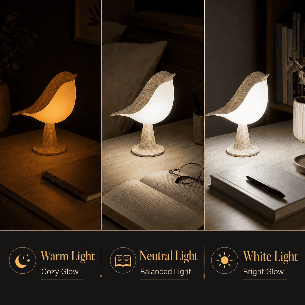 Glow Cute Bird Lamp