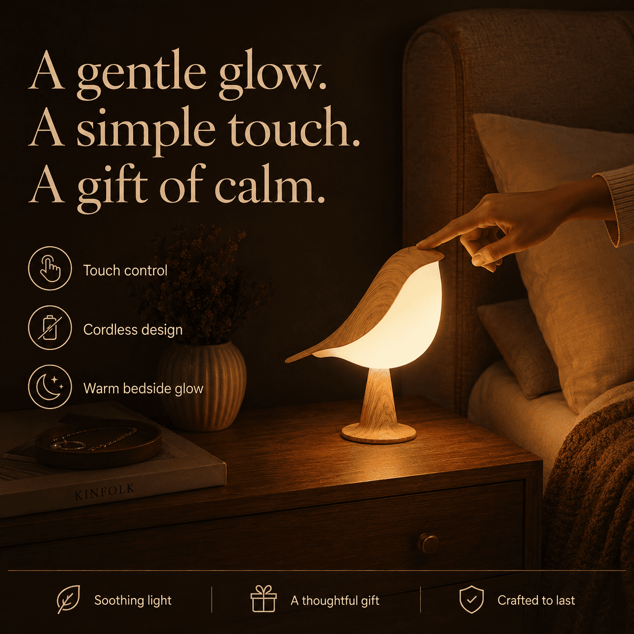 Glow Cute Bird Lamp