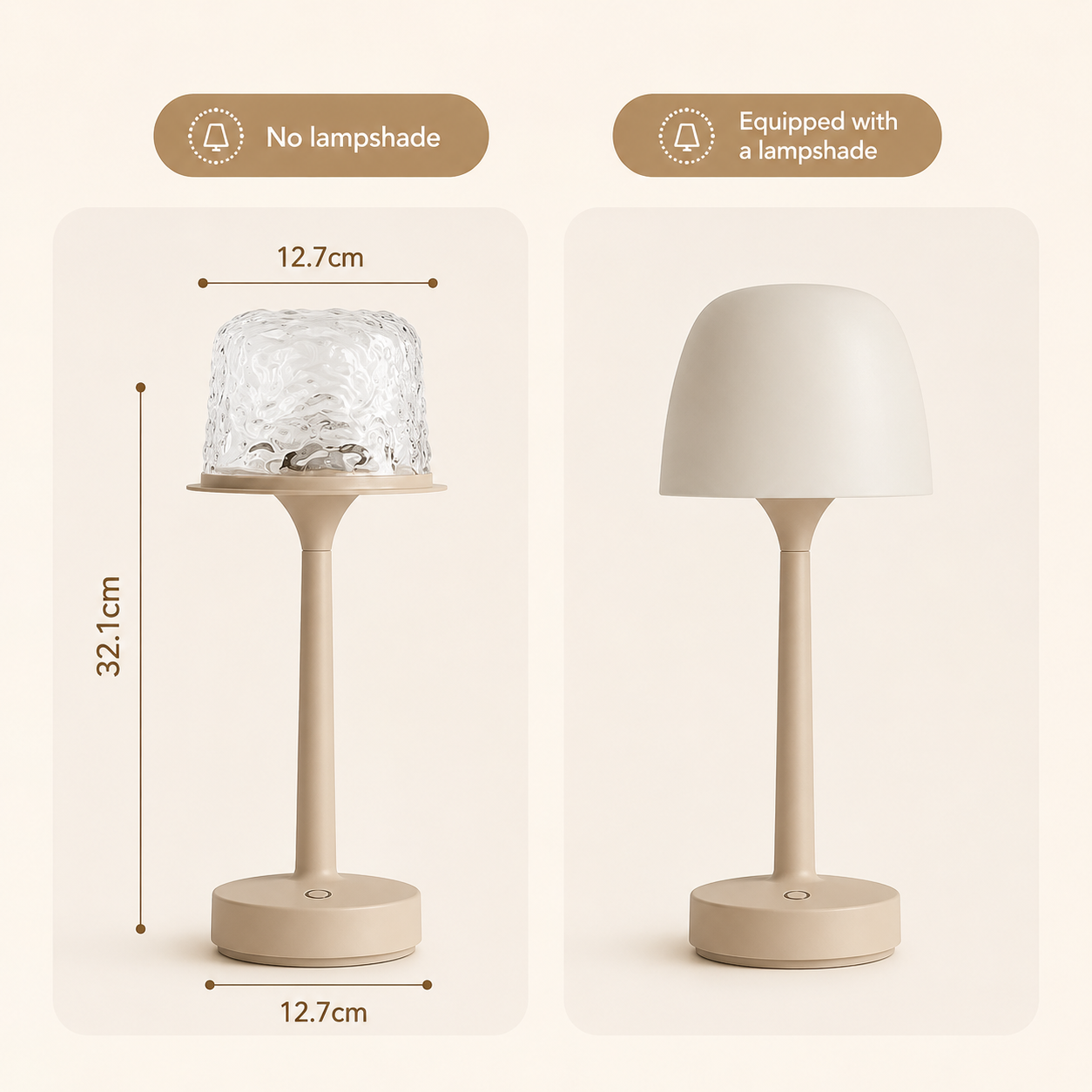 Water Ripple Effect Table Lamp