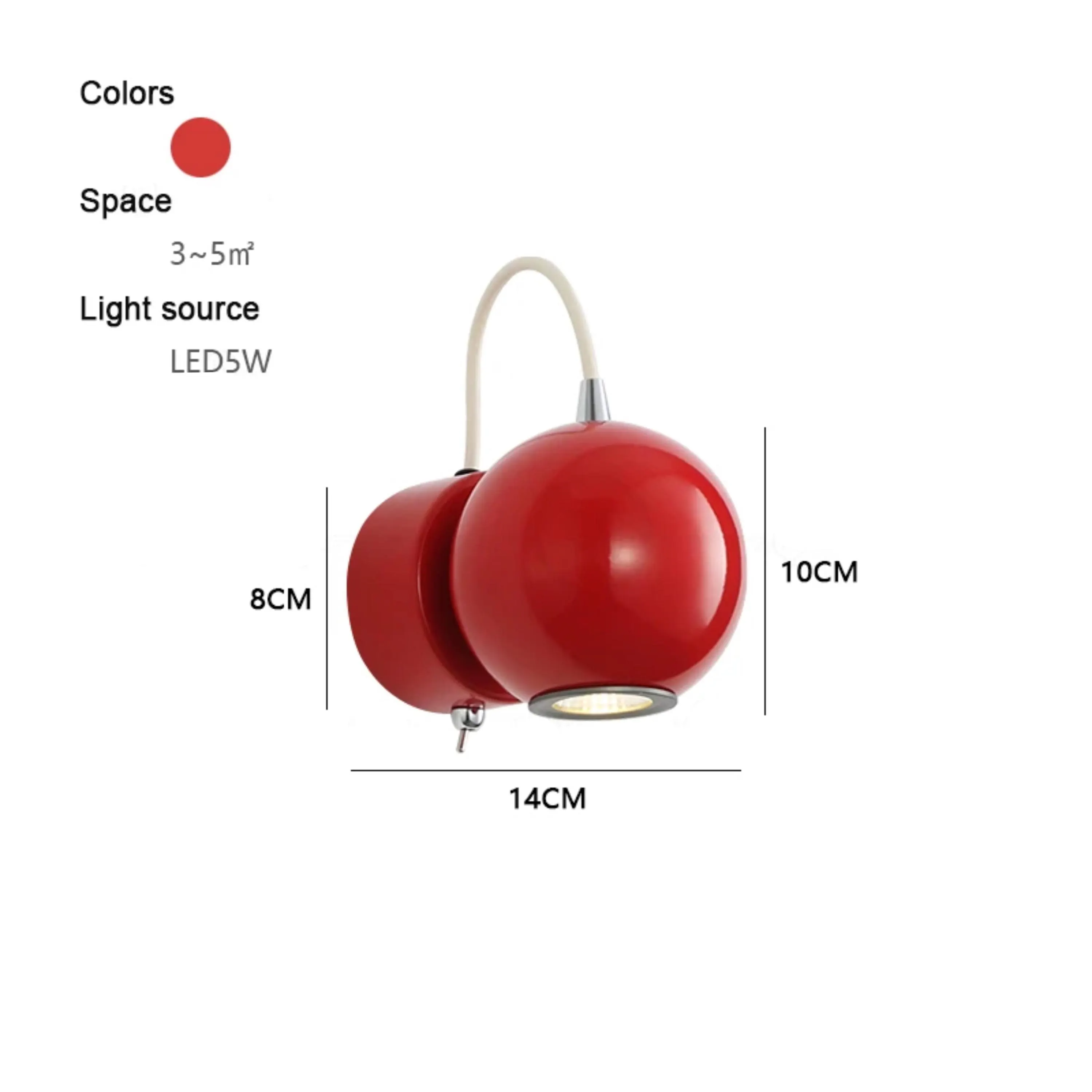 Modern Magnetic Wall Light